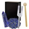Juanxian 4096C Black Crystal Tuning Fork Set for Cleaning Chakra