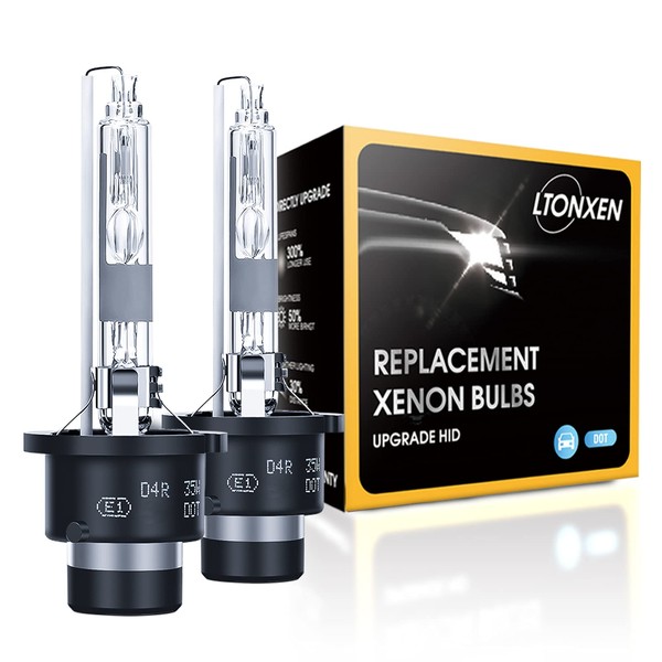LTONXEN D4R HID Bulbs 8000K Genuine Replacement Car Headlight Instant