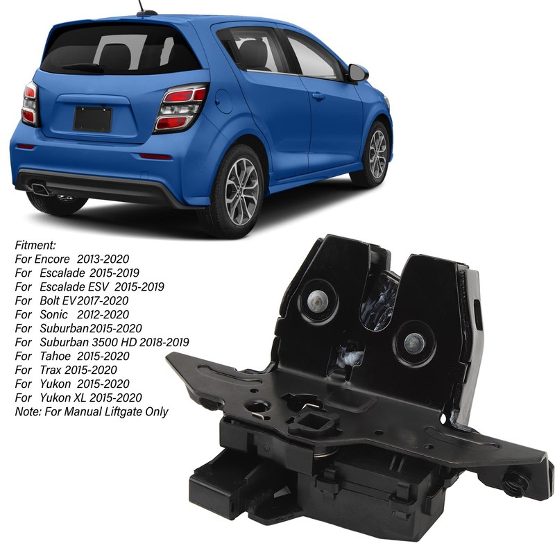 Rear Tailgate Trunk Lock Actuator 13511954 Sturdy 3 Pins High