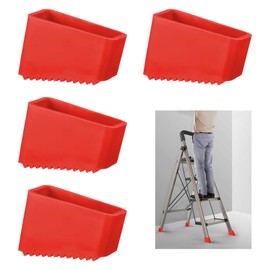 4 Stück Gummifüße Leiterfüße Ersatzfüße für Leitern 50x20 mm, Fuss Gummi Rutschfeste Schutzkappen für Leiter fußkappen, Universalleiterfüße aus Gummi, Abdeckungen für Teleskopleitern Holzleitern