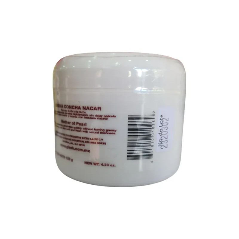 Crema De Concha Nacar 120 G