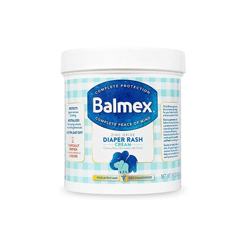 Balmex Diaper Rash Cream, 16 Ounces each (Pack of 3)