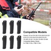 6Pcs Walkie Talkie Belt Clip Portable Sturdy Easy Installation Radio