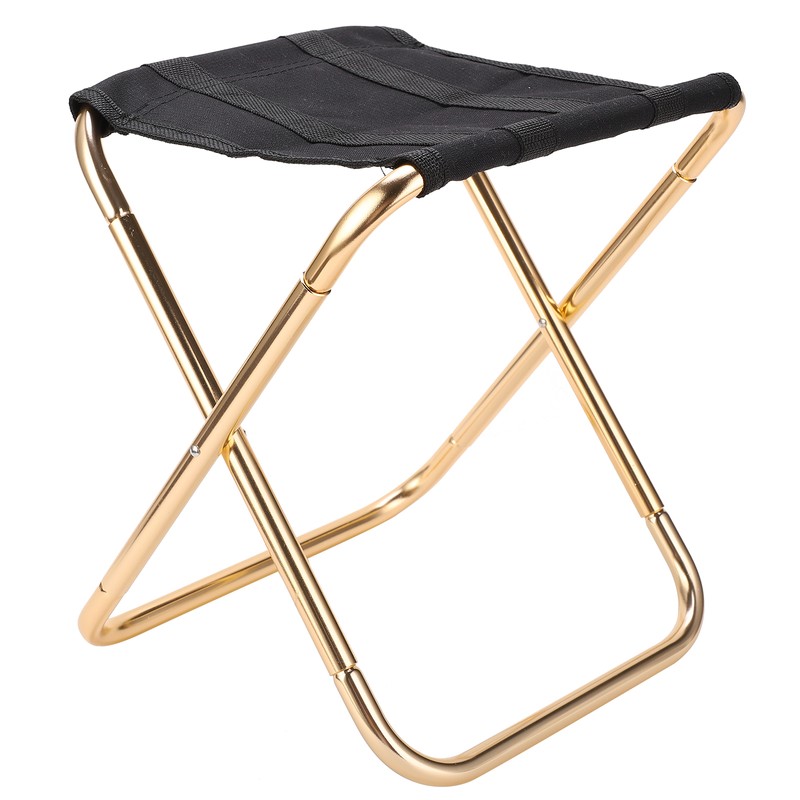 Outdoor Lightweight Aluminium Alloy Folding Stool Portable Mini Fishing Camping