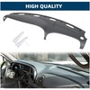 ECOTRIC Dash Cover Overlay Compatible with 1998-2001 Dodge Ram 1500,