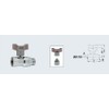 KAKUDAI Check Valve Ball Shut-off Valve with Long Handle, One-Touch