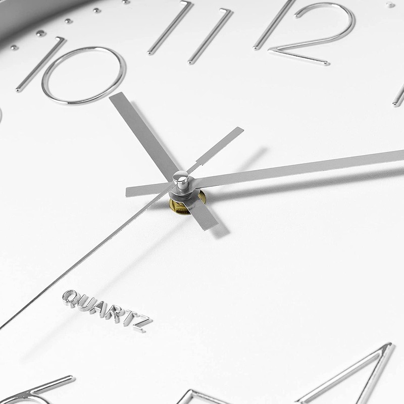 Foxtop Modern, Quartz, Silent, Wall Clock / Silent Sweeping Second