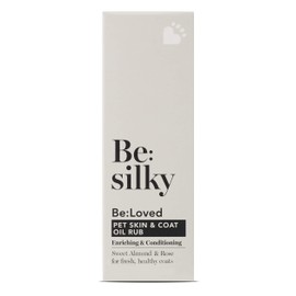 Be:Silky Oil for Dogs Skin and Coat - Enriching Cat and Dog Conditioner | Sweet Almond, Rose, Lavender and Vitamin E for Fresh, Healthy Coats | Grooming Products for Dogs and Cats | 50ml | Be:Loved