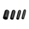 uxcell 40pcs Round Rubber End Caps 3/32" 1/8" 5/32" 1/4"