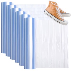 Kathfly Shoe Shrink Wrap Bags, 300 Pcs 11x19 Inches Sneaker Wrap Bags PVC Heat Shrink Plastic Large Shoes Protector for Men Women Shoe Storage Bag Effectively Avoid Sole Yellowing and Keep Dust Away