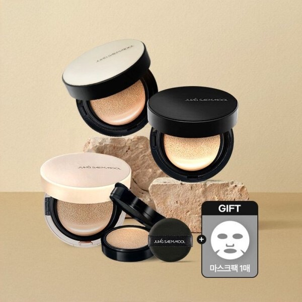 Jeong Saem Mool Skin Nude/Longwear/Coverlayer Cushion (main product + refill)