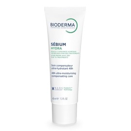 BIODERMA, Sébium Hydra, Crema Facial Hidratante Restauradora, Skincare Piel Grasa, Acción Hidratante por 24 Horas, 40ML