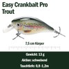 Crankbait Wobbler Set for Pike, Perch & Zander, Artificial Bait