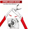 SSimder Car Clip Pliers, Spring-Loaded Push Pin Remover for Door
