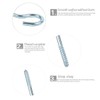 BOZONLI Screw Hooks Ceiling Hooks Galvanised Hook Screws Ceiling Hook