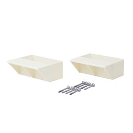 Heian Shindo Labrico DIY Storage Parts, 2 x 4 Shelf Support, Single, Off-White, 2-Piece, DXO-2