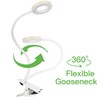 CeSunlight Clip Light, 8W Clamp Bed Lamp, Bedside Led Reading