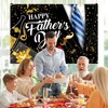Happy Fathers Day Backdrop Photography Grand Black Backdrop for Father's