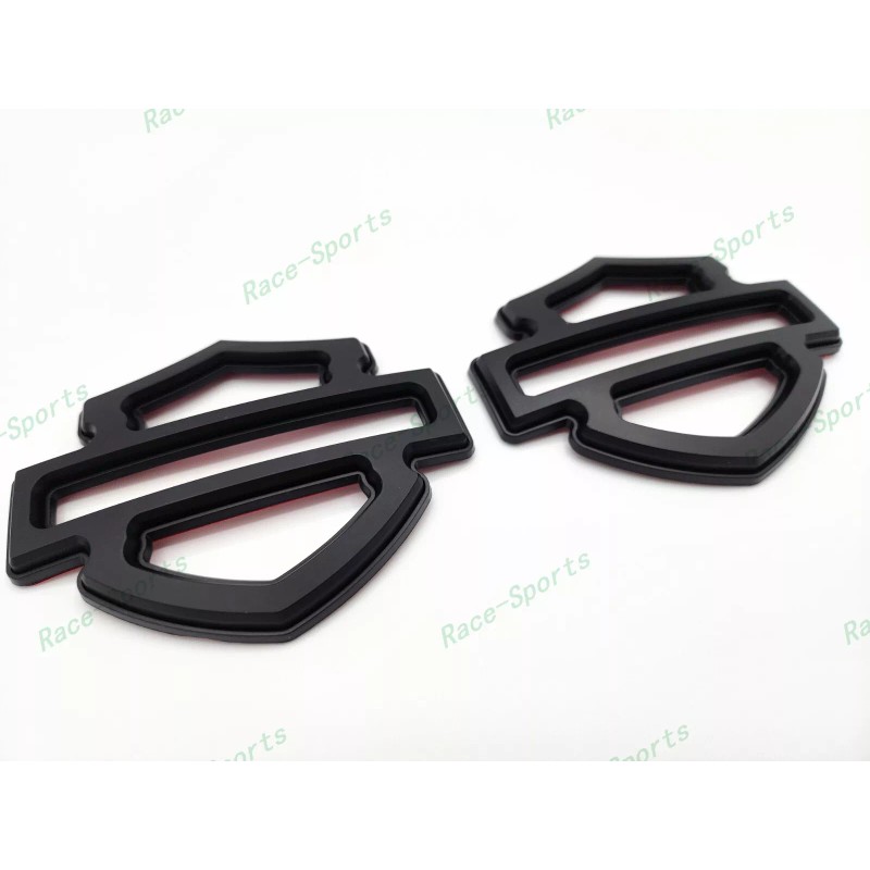 Custom 2Pcs Set Matte Black Double Layer Harley CVO Custom