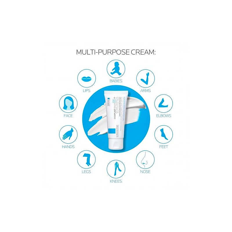 La Roche-Posay Cicaplast Baume B5 Multi-Purpose Balm Cream for Hands,