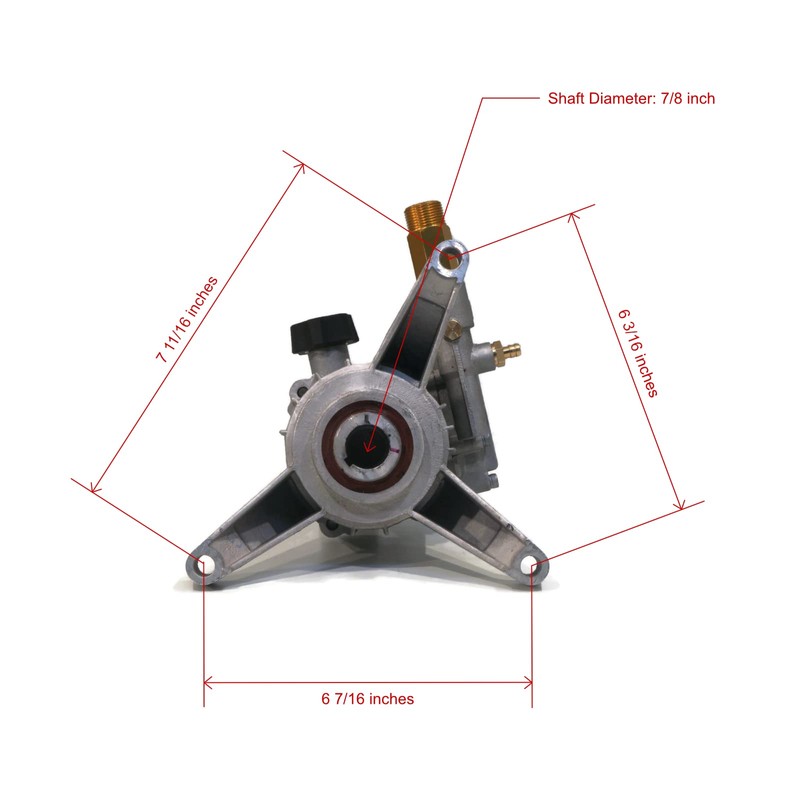 Himore 2800 psi Power Pressure Washer Water Pump Replacement for