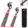 DGMI Multi Function Adjustable Spanner, Universal Pipe Wrench, Self Locking