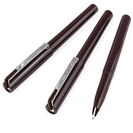 Pentel 3 x Stylo Disposable Fountain Pens, Sepia Ink JM20