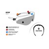 BERTONI Shooting Glasses Shatterproof and Antifog Lens - Adjustable Lens'