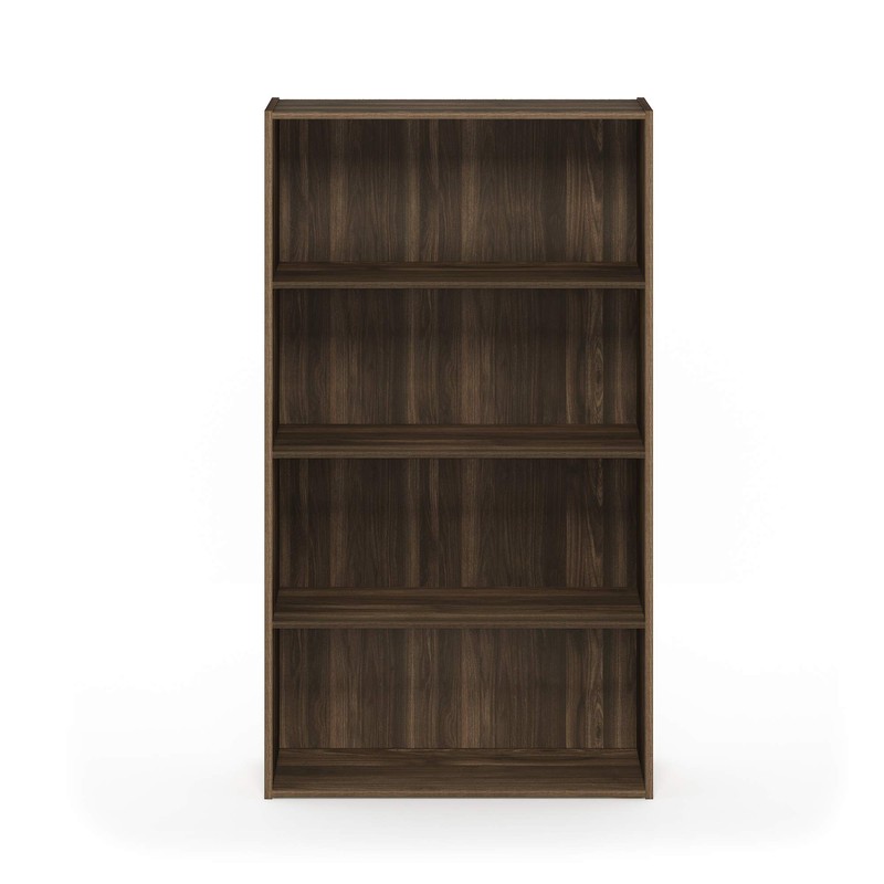 Furinno PASIR Book Shelf, 4-Tier Bookshelf, Bookcase with Open Shelf,