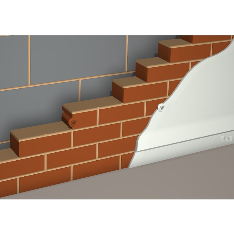 10 x Terracotta Drill Weep Vents Round Vent Cavity, Retaining,