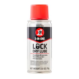 3-IN-ONE Lock Dry Lube, 2.5 OZ