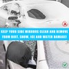 Ziciner 6 PCS Waterproof Side View Mirror Covers with Drawstrings,