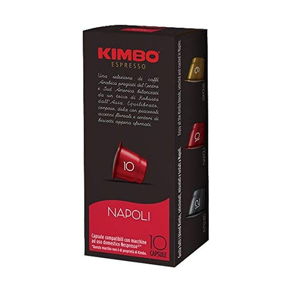 4 Boxes of Kimbo Espresso Napoli Nespresso Capsules