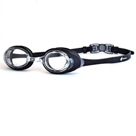 Blithetic Junior Anti Fog Swim Goggles, Shortsighted Myopia Swimming Goggles for Nearsighted Vision Multi Colors Child-Pink Myopia 250