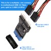MZHOU USB 3.0 9 Pines a USB 2.0 9 Pines