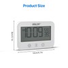TiooDre Bathroom Clock, LCD Digital Shower Alarm Clock, Waterproof Bathroom
