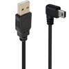 SHANFEILU 90 Degree Mini USB Cable Angle Mini 5pin USB