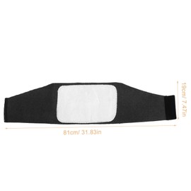 Baluue Wear-resistant Waist Band Kidney Support Wrap for Outdoor Activities for Back Stomach Warmth and Sedentary Work for Skiing Hiking and Camping