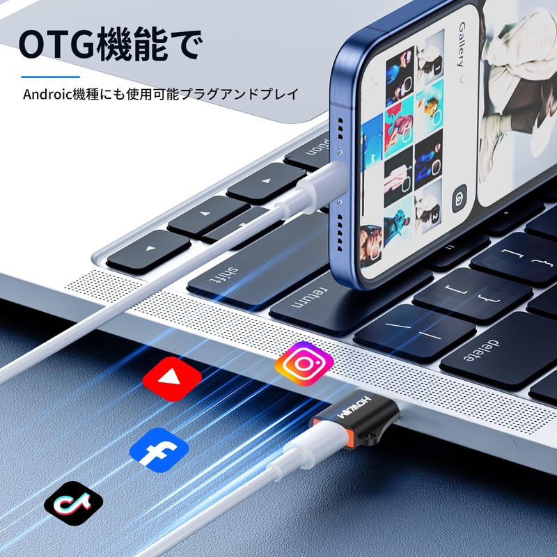 USB Type C Adapter, HOWJIM Type C (Female) to USB3.0
