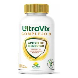 Ultravix Complejo B Vitaminas B1 B2 B3 B6 B12 60 Caps Sabor Sin Sabor                                                                                 