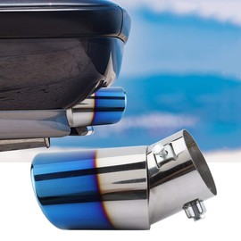 Punta de Escape de Coche, Punta de Escape en ángulo, Silenciador de Escape Universal para la Mayoría de Coches, Sedanes y Camiones Modificación