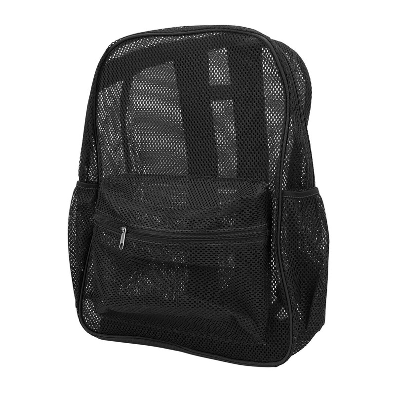 Mesh Backpack Heavy Duty Lightweight Large Capacity Washable See Through
