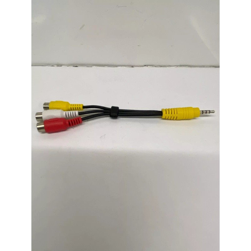 LG AUDIO / VIDEO RCA TO 3.5mm PLUG CABLE ADAPTER