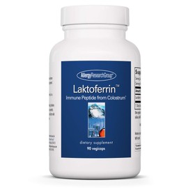Allergy Research Group Allergy Research Group Laktoferrin Supplement - Lactoferrin Supplements 350mg, Bovine Colostrum, Immune Peptide, Iron Supplements, Vegicaps - 90 Count