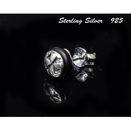 [Silver 925] 片耳 Earrings Punk Rock Gothic Men's Women's; amthgps – 038