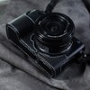 DBZZ Handcrafted retro genuine leather camera case Half-Wrap camera protection