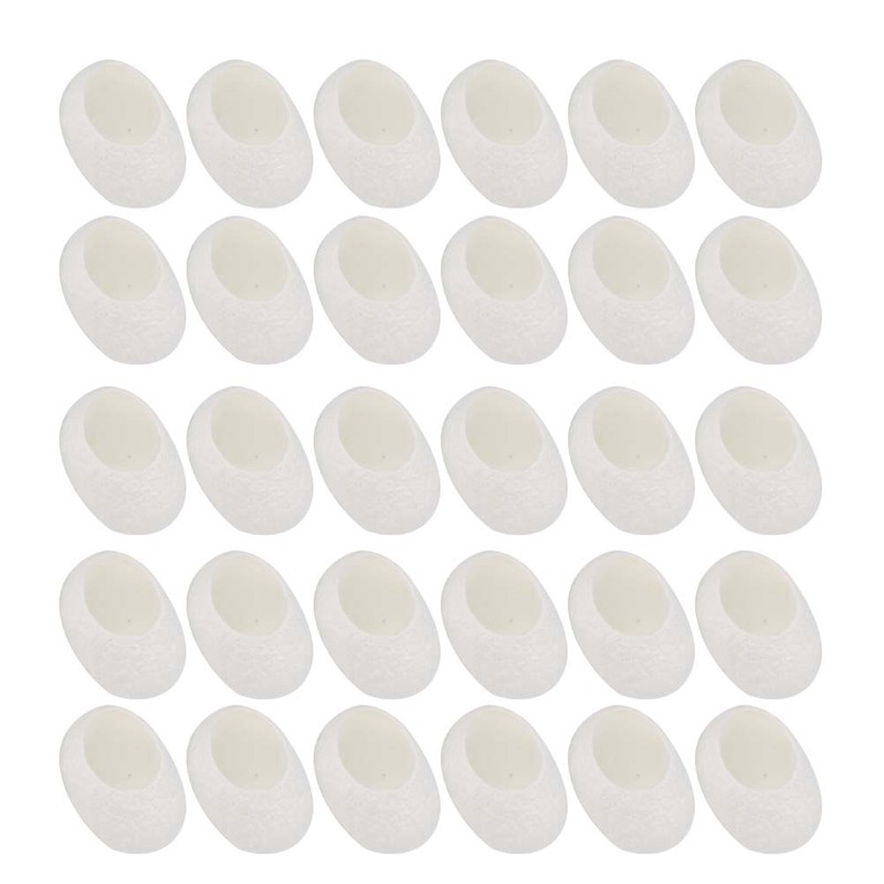 30pcs Face Cleaning Natural Silks Cocoons Blackhead Removal Exfoliating Silkworm