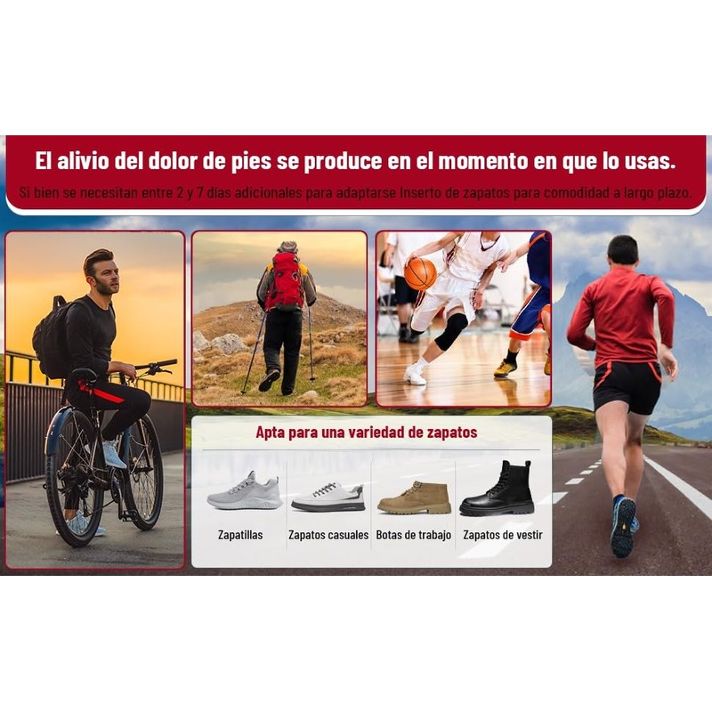 RONAN. Work Insoles Black Size 9-10