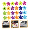 VICASKY 24Pcs Magnetic Flower Stickers for Home and Car Door