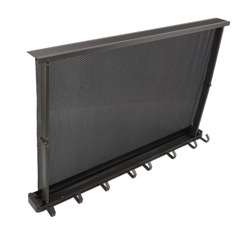 Balcony Clothes Drying Rack Wall Mounted with Mesh Surface Collapsible